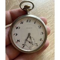 С 1 руб. без МЦ Карманные часы DOXA мельхиор Швейцария 1900-1910