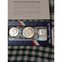 США набор монет 1976 год.серебро