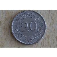 Маврикий 20 центов 1990