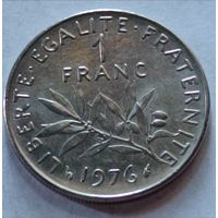 Франция. 1 франк 1976 года.