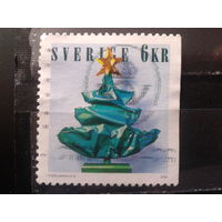 Швеция 2001 Рождество Михель-1,3 евро гаш
