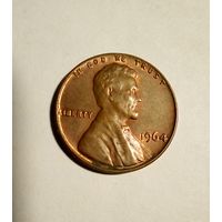 США 1 цент  1964 б/б