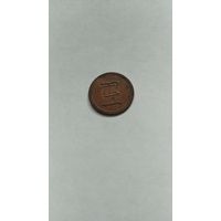 Япония 1 рин 1882г.