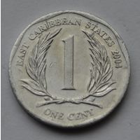 Восточные Карибы, 1 цент 2004 г.