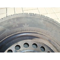 4 колеса зимних R 16 215/65 Kumho, Б/У, Южная Корея, на дисках.