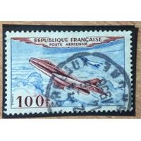 ФРАНЦИЯ, 1954 ГОД Мих. 987/ АВИАЦИЯ Самолет