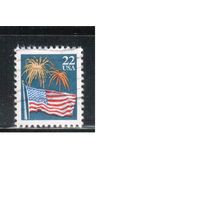 США-1987, (Мих.1882), гаш., Стандарт, Флаг(одиночка)