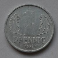 Германия - ГДР 1 пфенниг, 1985 г.