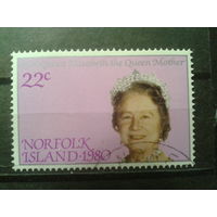 Норфолк о-в 1980 Королева Елизавета 2