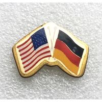 Флаги США и Германии. Фрачник