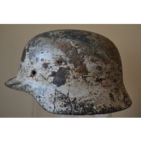 Каска шлем M35  Германия купол 66 зимник с потерями