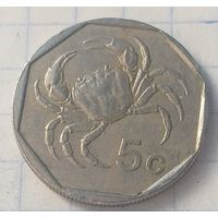 Мальта 5 центов, 1991     ( 5-9-3 )