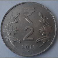 Индия 2 рупии, 2011 (3-16-231)
