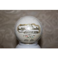 Сувенирный, бейсбольный мячик, времён СССР,  привезён из Москвы в 1980 году, выпущен в честь Олимпиады.