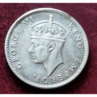 Серебро 0.900! Фиджи 1 шиллинг, 1942-1943