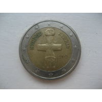 2 евро Кипр 2012 тираж 200 тысяч (возможен обмен, предлагайте)