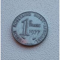 Западная Африка 1 франк, 1977  7-6-28