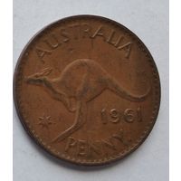 Австралия 1 пенни, 1961 3-13-16