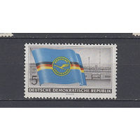 Авиация. ГДР. 1956. 1 марка.  Michel N 512 (17,0 е)
