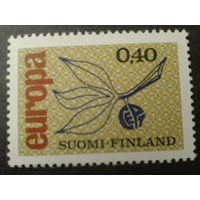Финляндия 1965 Европа серия из 1-й марки