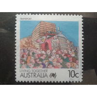 Австралия 1988 Транспорт, комикс 10 центов