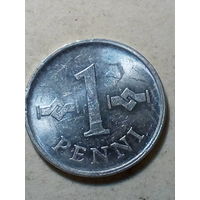 1 пенни Финляндия 1970