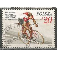 Польша. ЧМ по велоспорту. 1986г. Mi#3046.