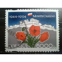 Польша, 1994, 50 лет взятия Монте Кассино