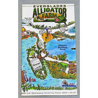История путешествий: США. Ферма аллигаторов. Everglades Alligator Farm. Florida