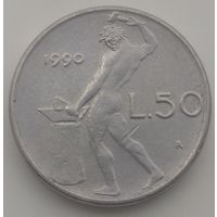 Италия 50 лир 1990. Возможен обмен