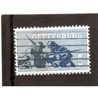 США. Ми-843. Синие против серых в Геттисберге. Серия: Столетие гражданской войны.1963.