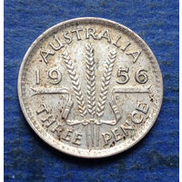 Австралия 3 пенса 1956