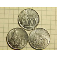 Индонезия 100 рупий (список)