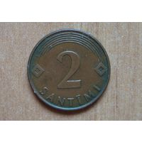 Латвия - 2 сантима - 2000