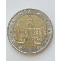 Германия 2 евро 2016. Саксония. "J"