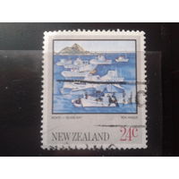 Новая Зеландия 1983 Корабли в море, живопись