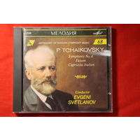 P. Tchaikovsky, Evgeni Svetlanov – Symphony No. 4 Fatum - Capriccio Italien (1991, CD)