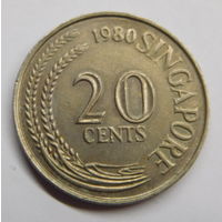 Сингапур 20 центов 1980 г