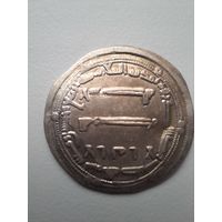 Дирхем аббасидов 771 год , халиф Аль-Мансур , супер состояние!