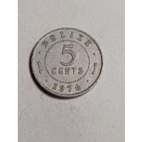 Белиз 5 центов 1976 года .