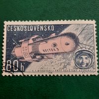 Чехословакия 1963. Советский космонавт В.Ф. Быковский