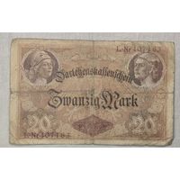 1914 год Германия 20 марок