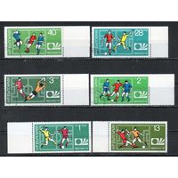 Чемпионат мира по футболу в Мюнхене Болгария 1974 год серия из 6 марок