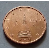 2 евроцента, Италия 2007 г., AU