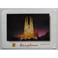 Открытка "Испания. Барселона. Храм Святого Семейства (Sagrada Familia)"
