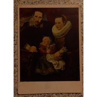 Открытое письмо.1954г.Семейный портрет.Антонис ван Дейк.
