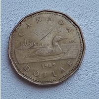 Канада 1 доллар, 1989 5-11-9