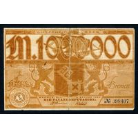 Германия (Бремен), 1 миллион марок 1923 год.