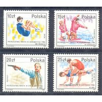 Польша 1987 Спорт, 4 марки
