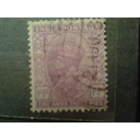 Британская Индия 1932 Король Георг 5 1 анна 3 пайса